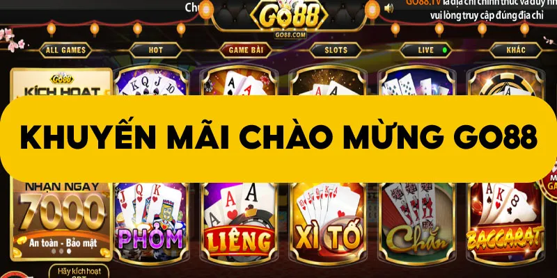 Khuyến mãi chào mừng Go88